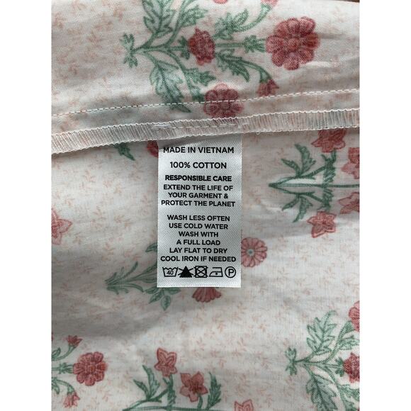 Hill House Home Smocked Poppy Block Print Pippa Dress Size S - Picture 3 of 6